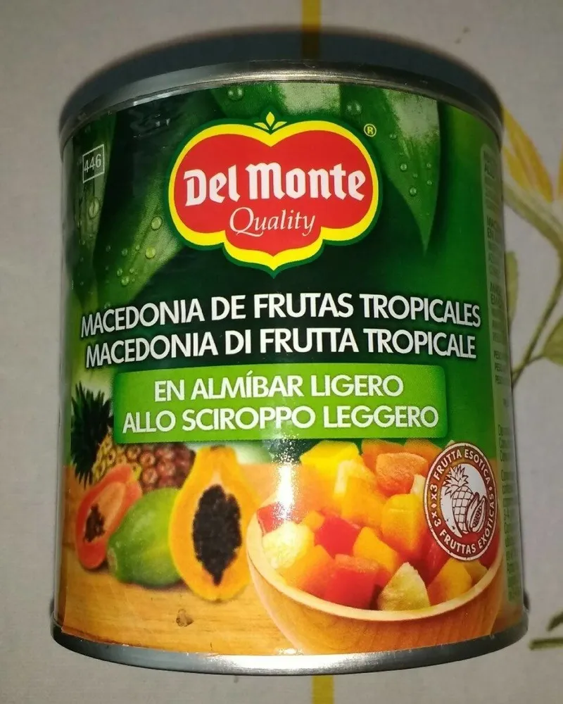 Macedonia de frutas tropicales