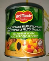 Macedonia de frutas tropicales
