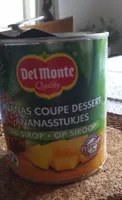 Ananas coupé dessert