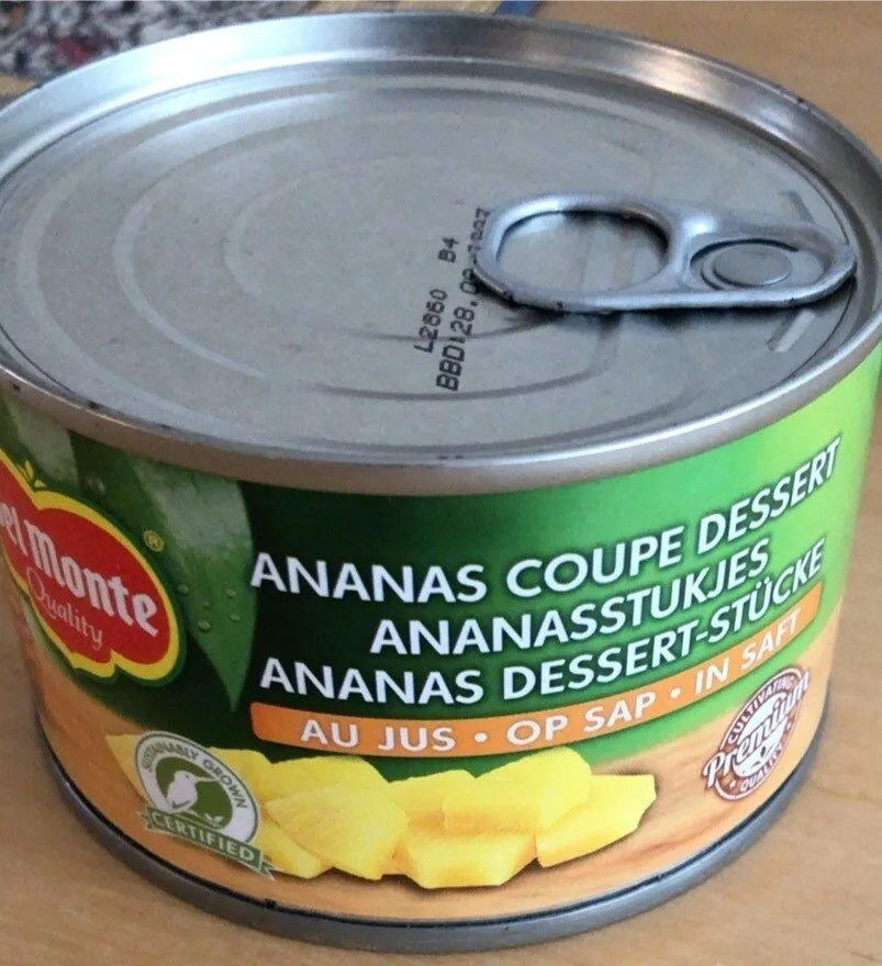 Ananas, Dessert-Stücke