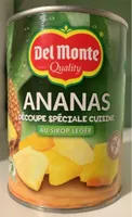 Ananas découoe speciale cuisine au sirop leger