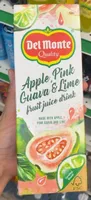Apple, pink guava & lime fruit juice drink