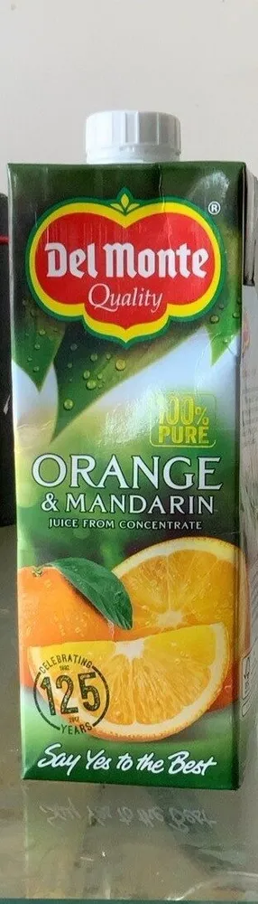Orange & Madarin juice from concentrate