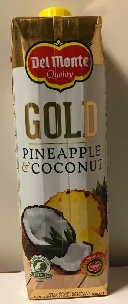 Jus d ananas et noix de coco