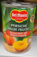 Pfirsiche halbe Frucht
