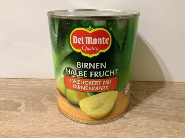 Birnen halbe Frucht