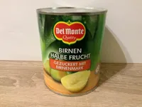 Birnen halbe Frucht