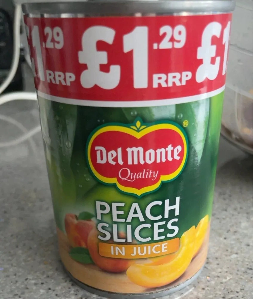 peach slices