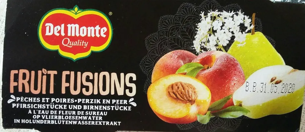 Fruit fusions pêches et poires