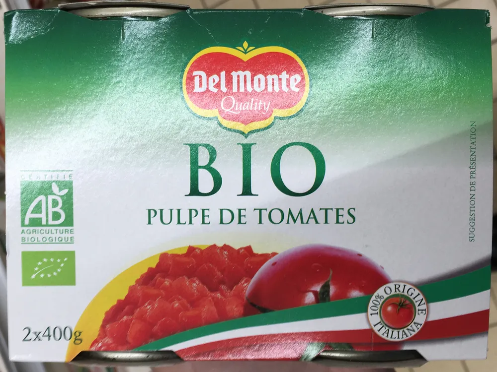 Pulpe de tomates bio