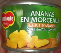 Ananas en morceaux
