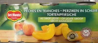 Pêches en tranches
