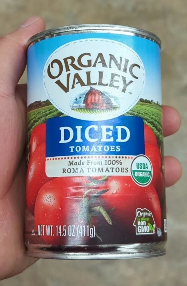 Organic valley diced tomatoes