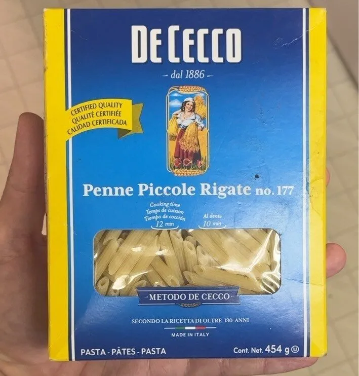 Penne piccole rigate