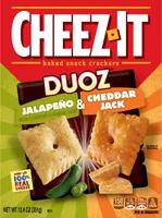 DUOZ Jalapeño & Cheddar Jack Baked Snack Crackers
