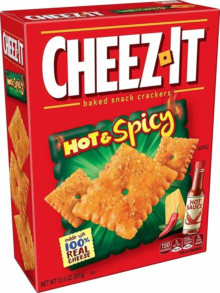 Hot & Spicy Cheez-It baked snack crackers
