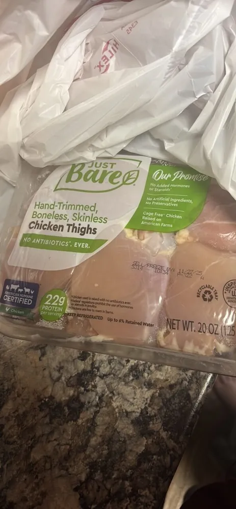 Hand-Trimmed, Boneless, Skinless Chicken Thighs