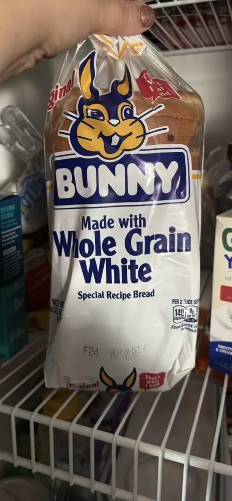 Made with Whole Grain White Special Recipe Bread