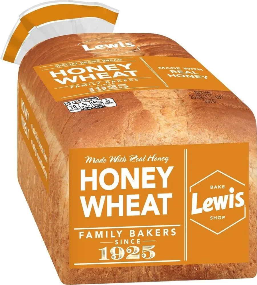 Bake shop honey wheat special recipe bread
