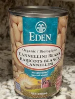 Cannellini Beans, Canned, No Salt Added, Organic