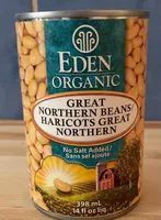 Great Northern Beans, No Salt Added, Organic
