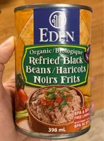 Organic refried black beans