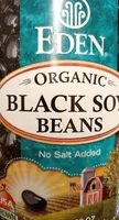 Eden organic black soy beans
