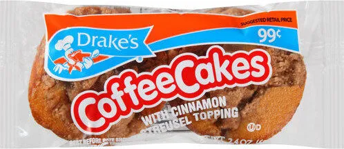 Coffee Cakes With Cinnamon Streusel Topping