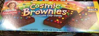 Cosmic Brownies with Chocolate Chip Candy