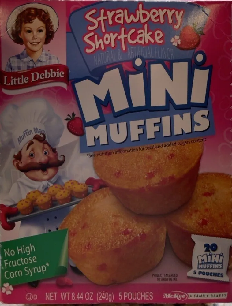 Strawberry Shortcake Mini Muffins