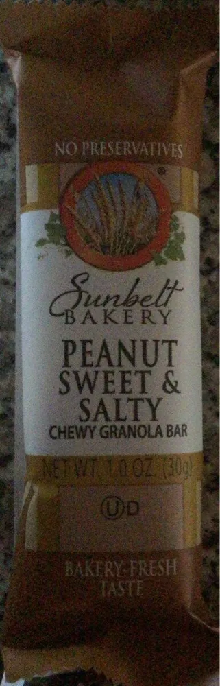 Sweet & Salty Peanut Chewy Granola Bar