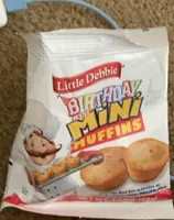 Birthday mini muffins
