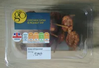 Chicken satay & peanut dip