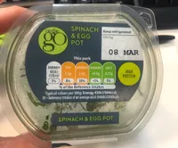 Spinach & Egg Pot