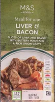 Liver & Bacon Meal for one