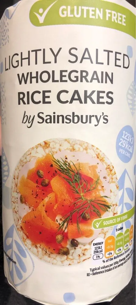 lightly salted wholegrain rice cakes