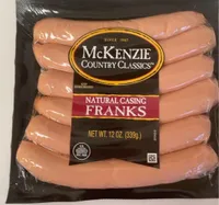 Natural casing Franks