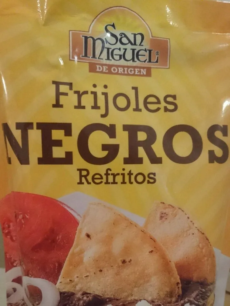 Frijoles negros refritos