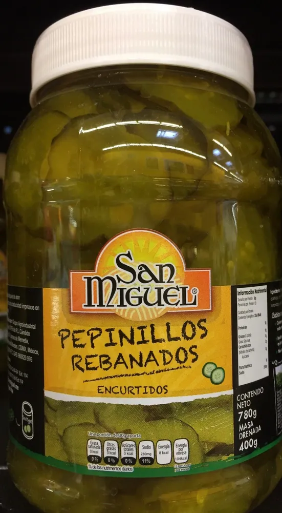 Pepinillos Rebanados Curtidos