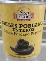 Chiles Poblanos enteros "San Miguel"