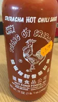 Sriracha hot chili sauce