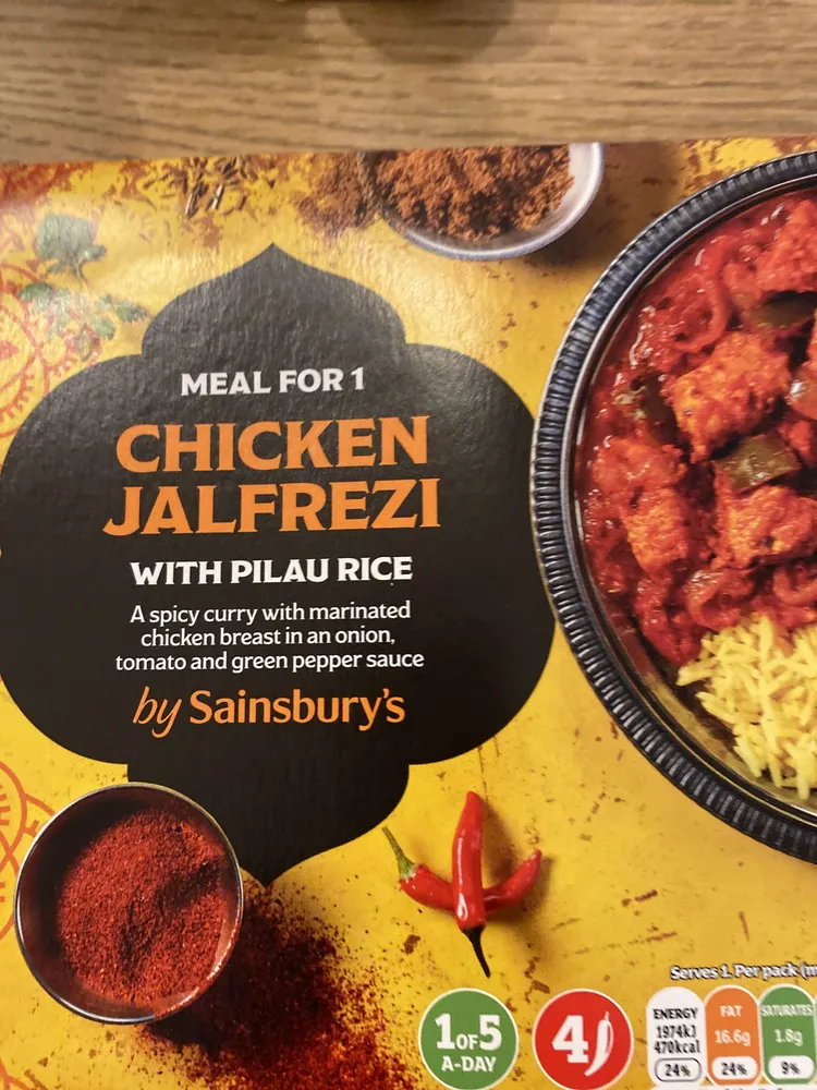 Chicken Jalfrezi
