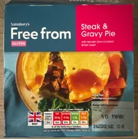 Sainsbury’s Free from Steak & Gravy Pie