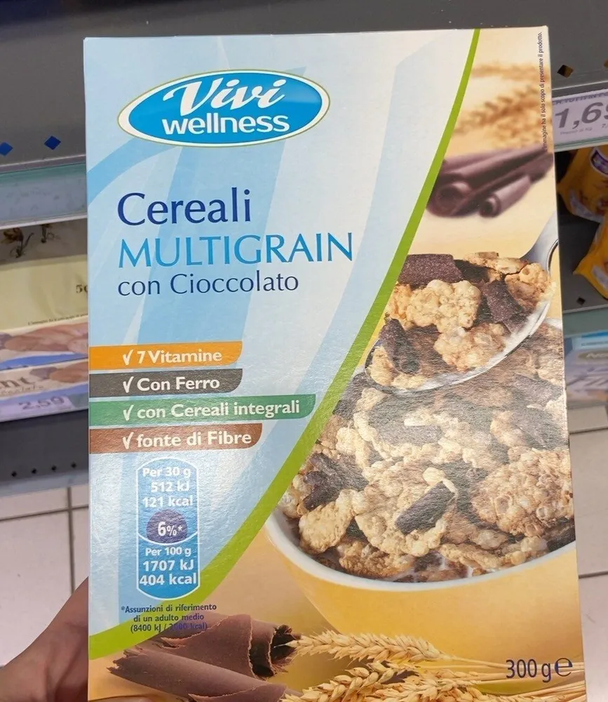 Cereali MULTIGRAIN con cioccolato