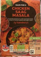 Chiken saag masala