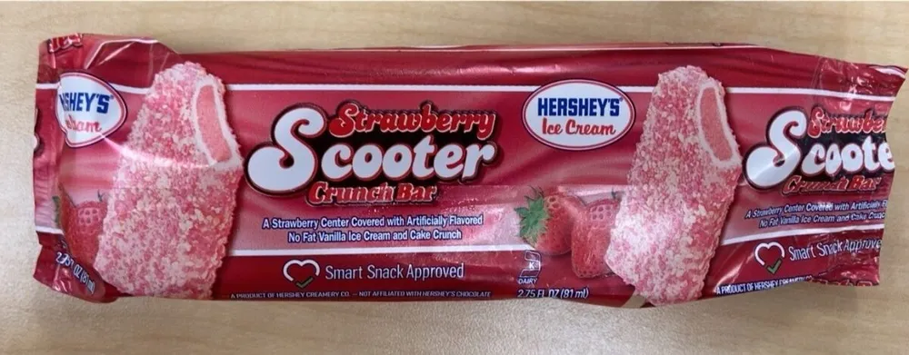Scooter Raspberry Ice Cream Bar
