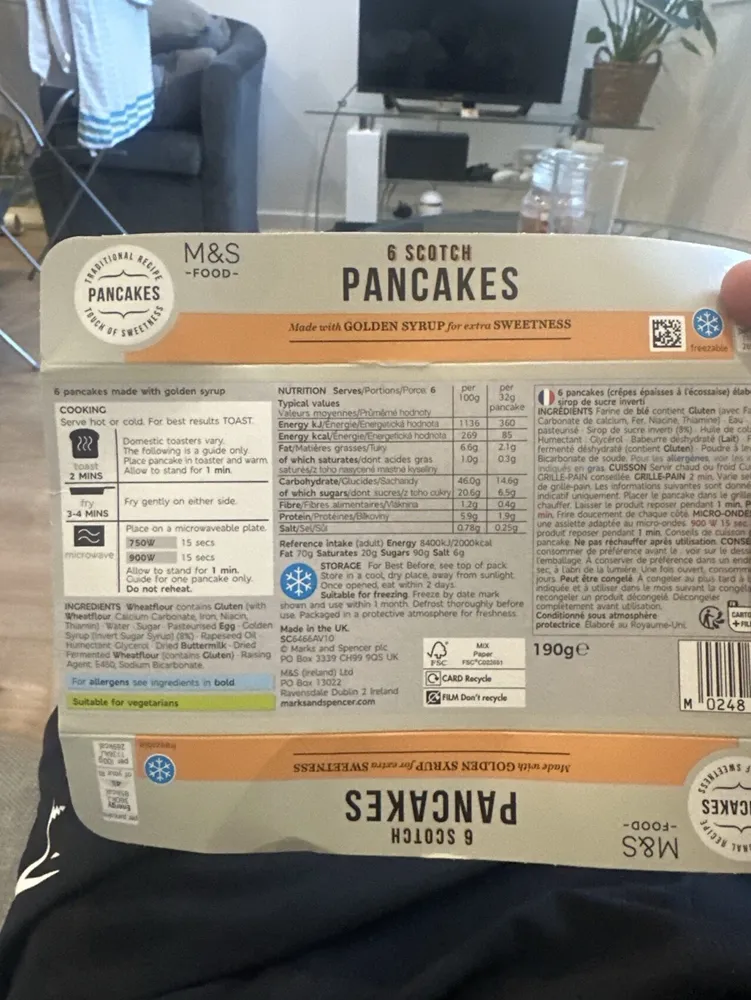 6 Scotch Pancakes