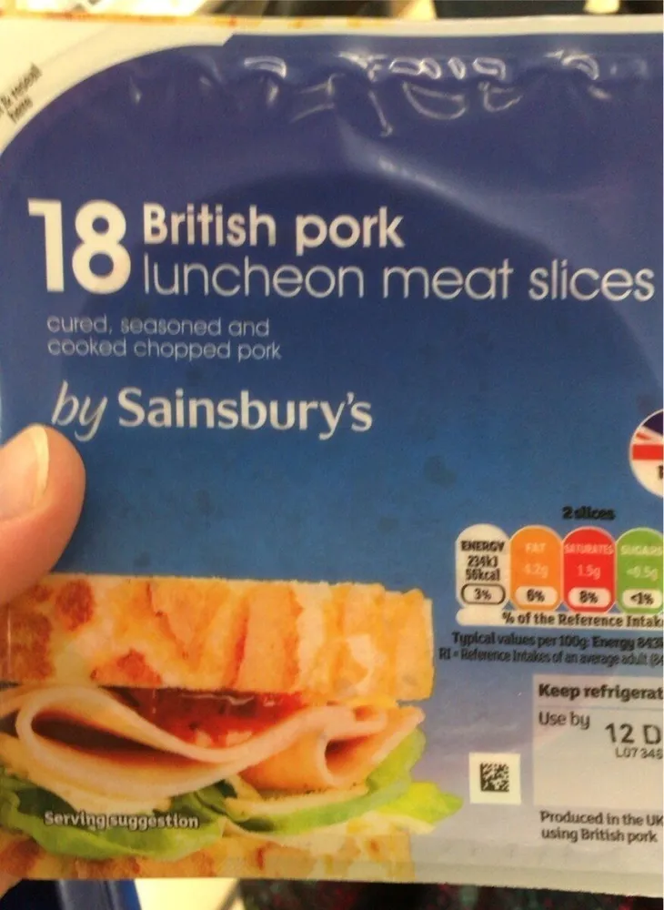 Pork luncheon meat