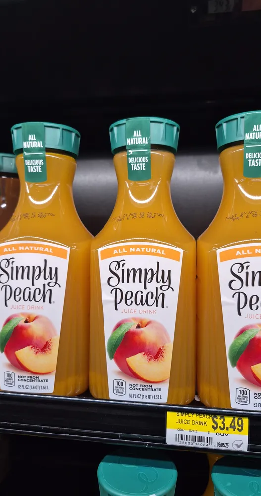 Simply Peach Juice Drink