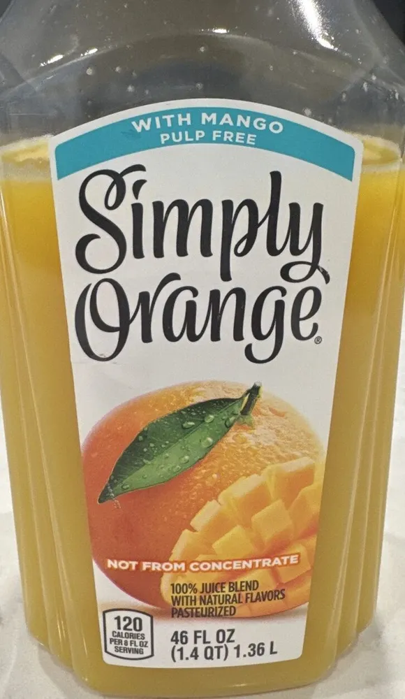 Simply Orange 100% Juice Blend with Mango